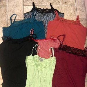 Maurice's Adjustable Tanks: Lot of 7